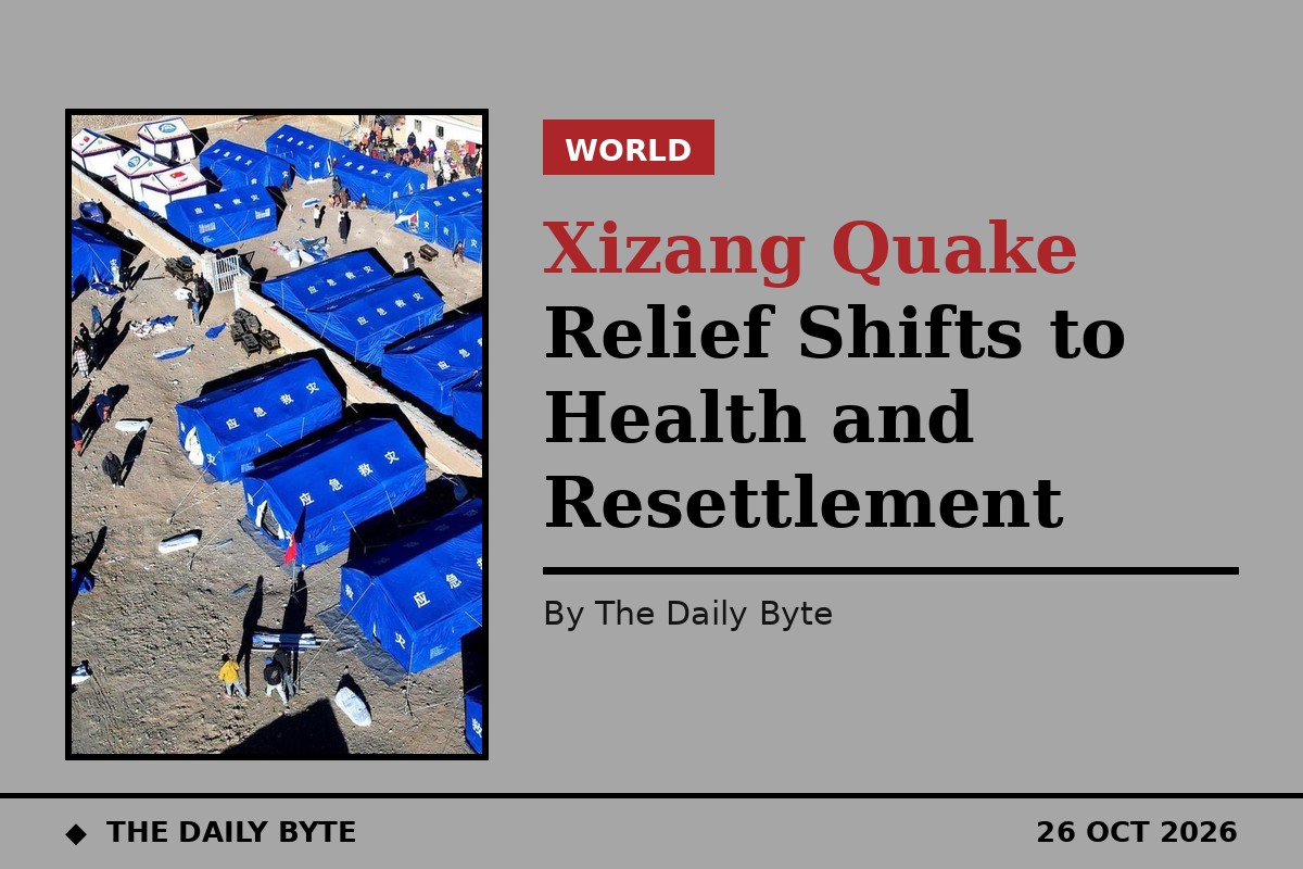 Photo for Xizang quake relief shifts to health and resettlement