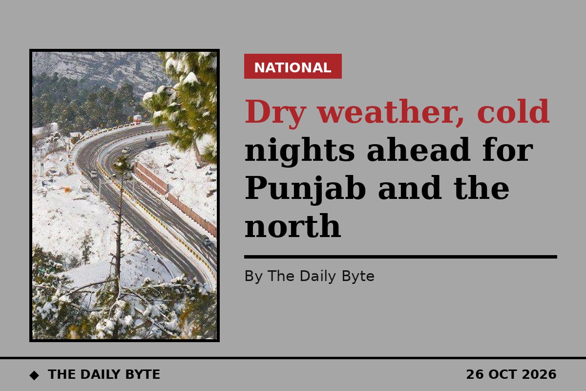 Dry Days and Cold Nights Forecast for Punjab and Northern Pakistan