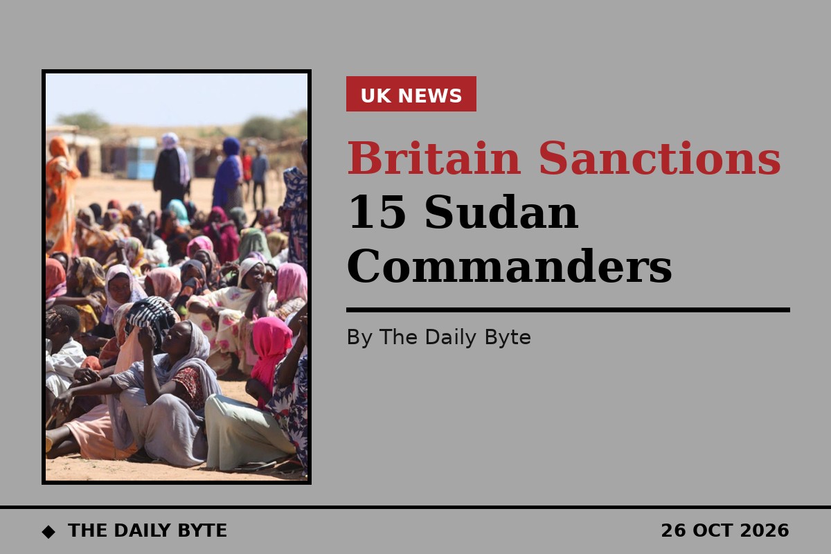 Photo for Britain Sanctions 15 Sudan Commanders Over Wartime Sexual Violence