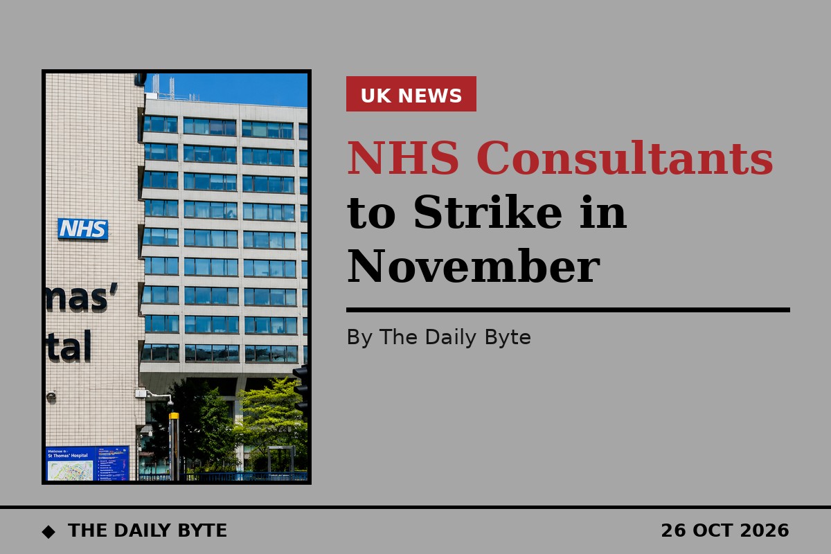 NHS Consultants in England to Strike for Two Days in November, BMA Says