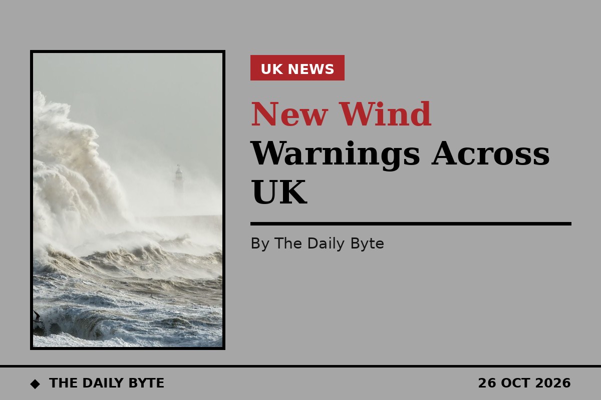 Photo for Met Office Issues New UK Wind Warnings After Storm Boelo Weekend