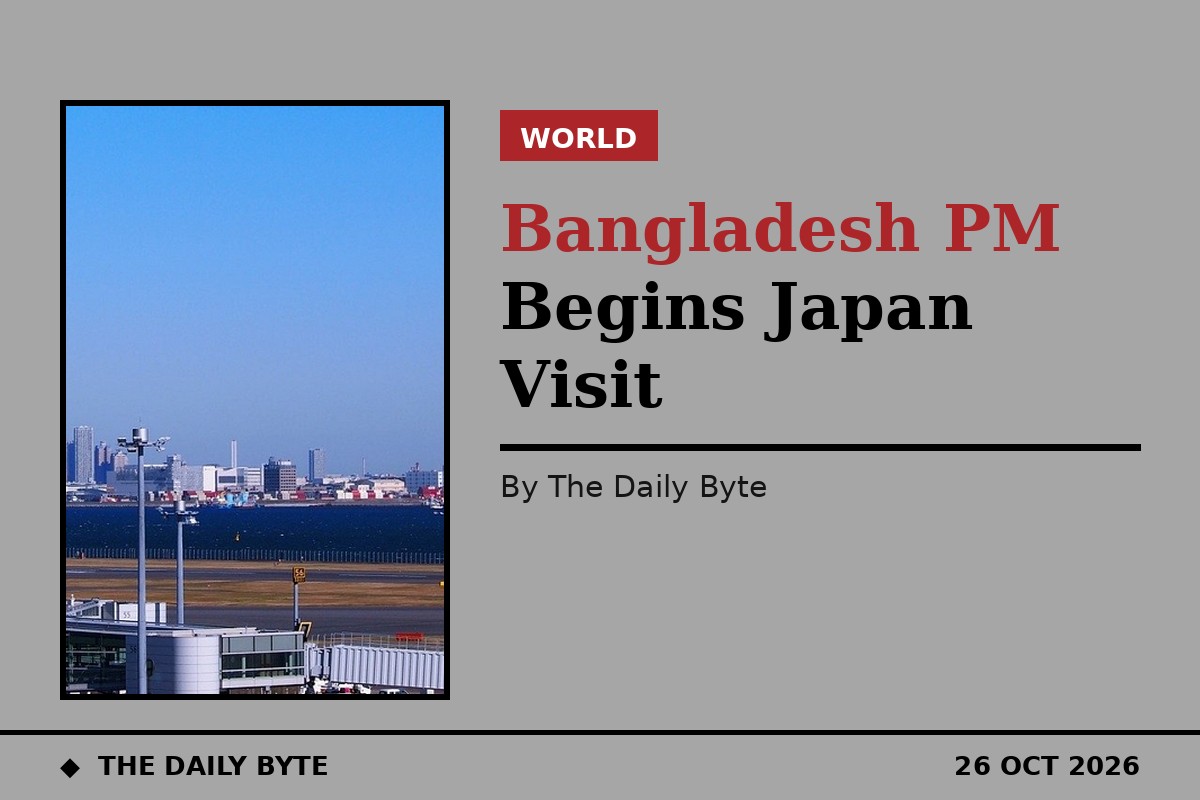 Photo for Bangladesh PM starts four-day Japan visit to boost ties