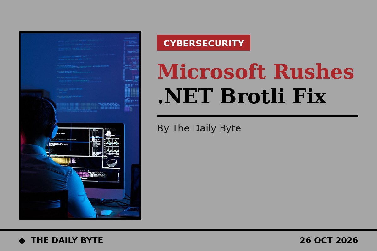 Photo for Microsoft Rushes .NET Fix for Critical Brotli Flaw