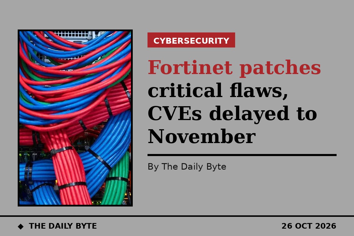 Fortinet patches critical flaws, CVEs delayed to November