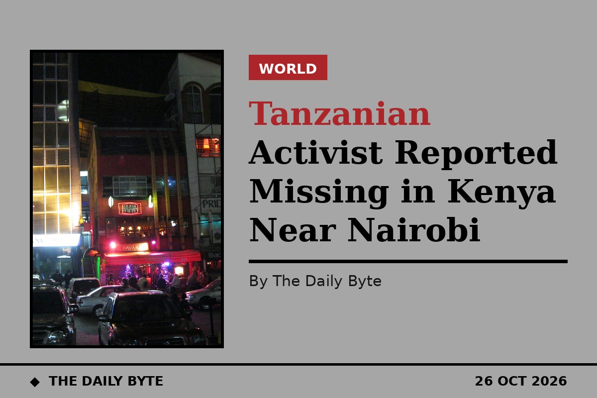 Tanzanian Activist Reported Missing in Kenya Near Nairobi