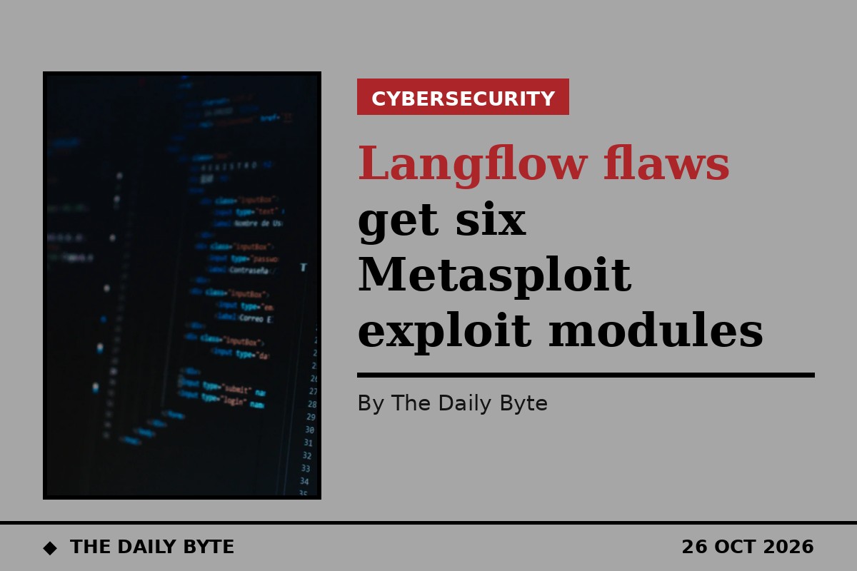 Langflow flaws get six Metasploit exploit modules