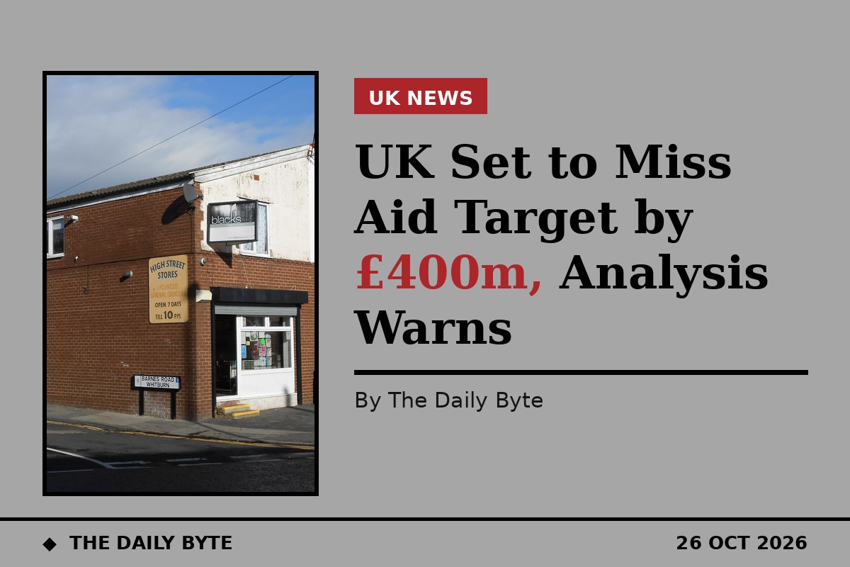 Photo for UK Set to Miss Aid Target by £400m, Analysis Warns