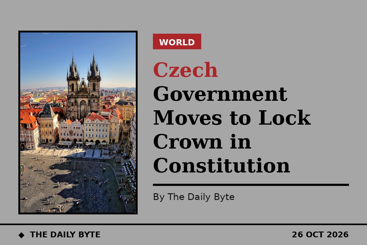 Czech Government Moves to Lock Crown in Constitution