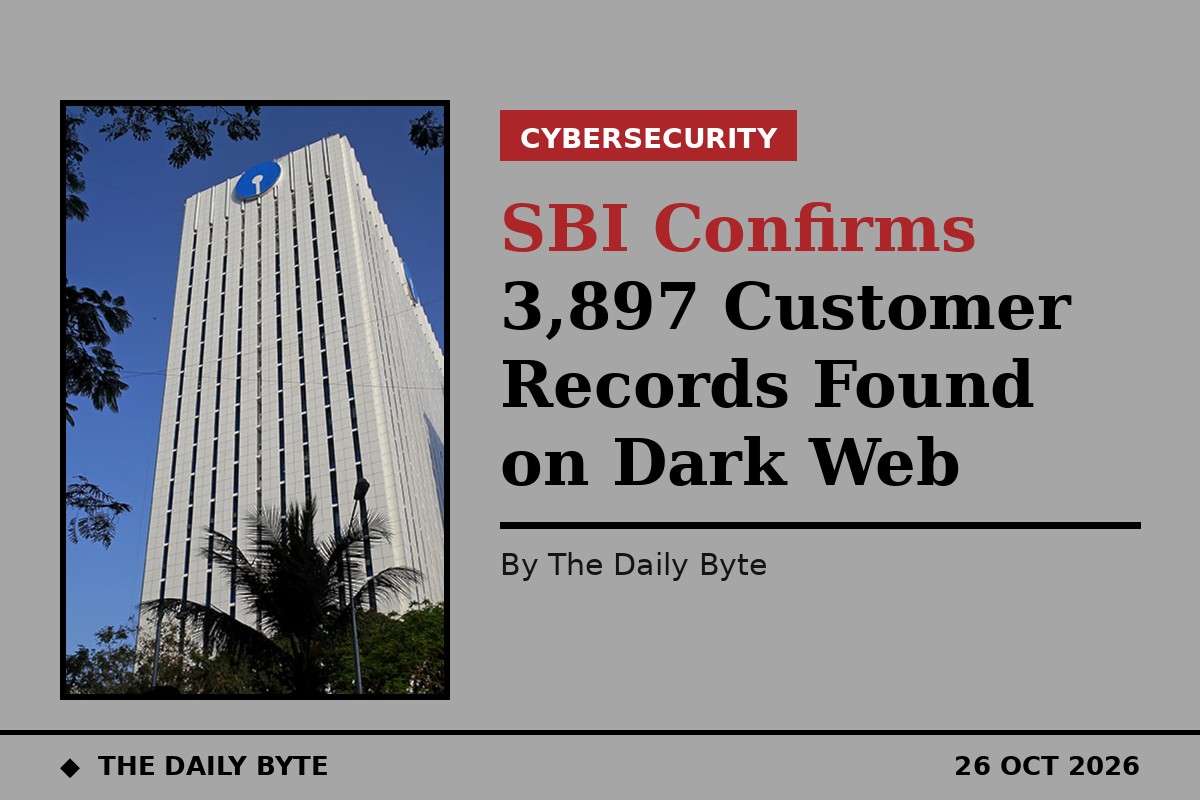 SBI Confirms 3,897 Customer Records Found on Dark Web