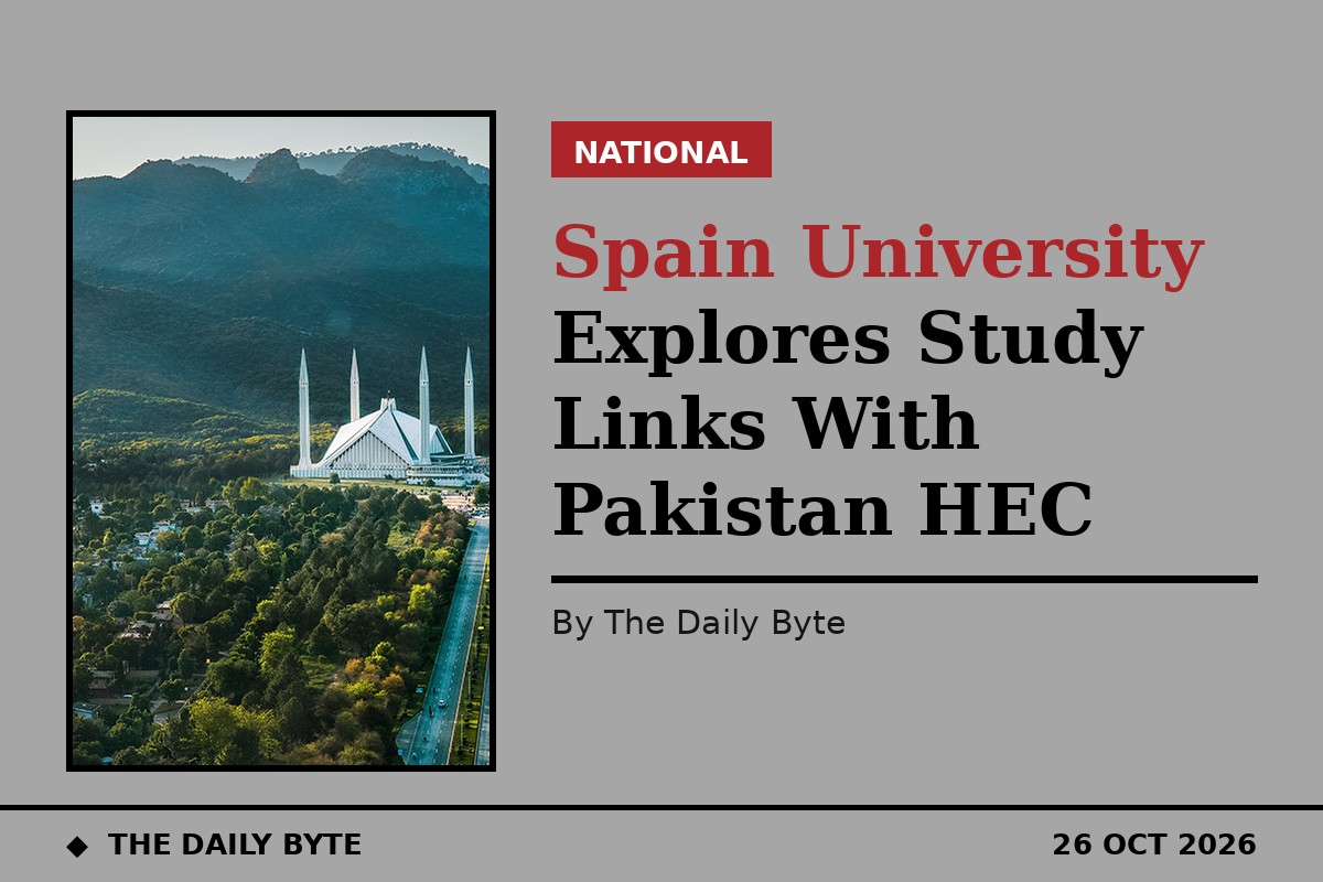 Photo for Spain University Explores Study Links With Pakistan HEC