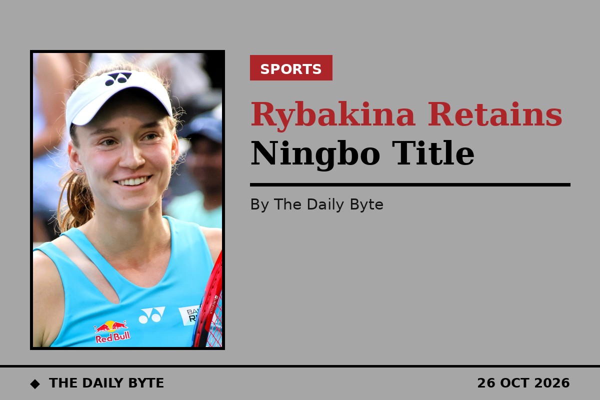 Rybakina Retains Ningbo Title With Straight-Sets Win