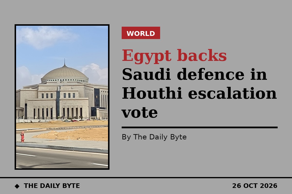 Egypt backs Saudi defence in Houthi escalation vote