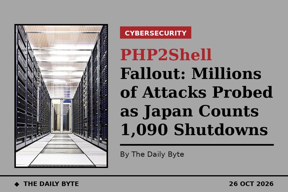 Photo for PHP2Shell Fallout: Millions of Attacks Probed as Japan Counts 1,090 Shutdowns