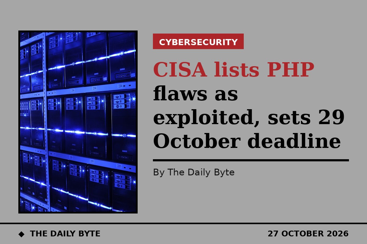 Photo for CISA lists PHP flaws as exploited, sets 29 October deadline