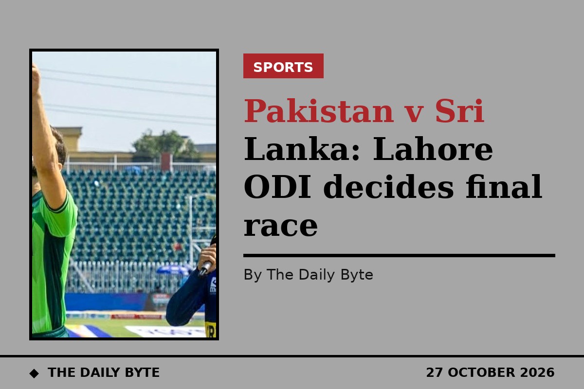 Sri Lanka thrash Pakistan by 8 wickets to reach ODI final