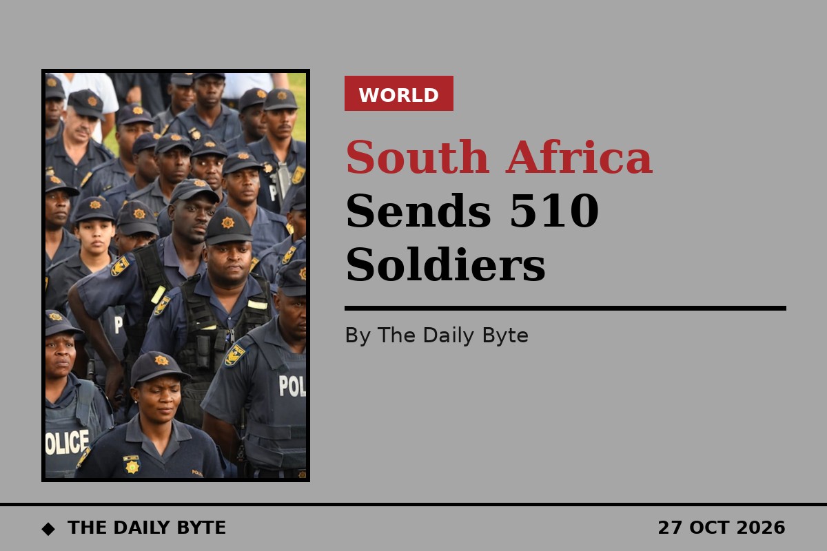South Africa sends 510 soldiers to KwaZulu-Natal