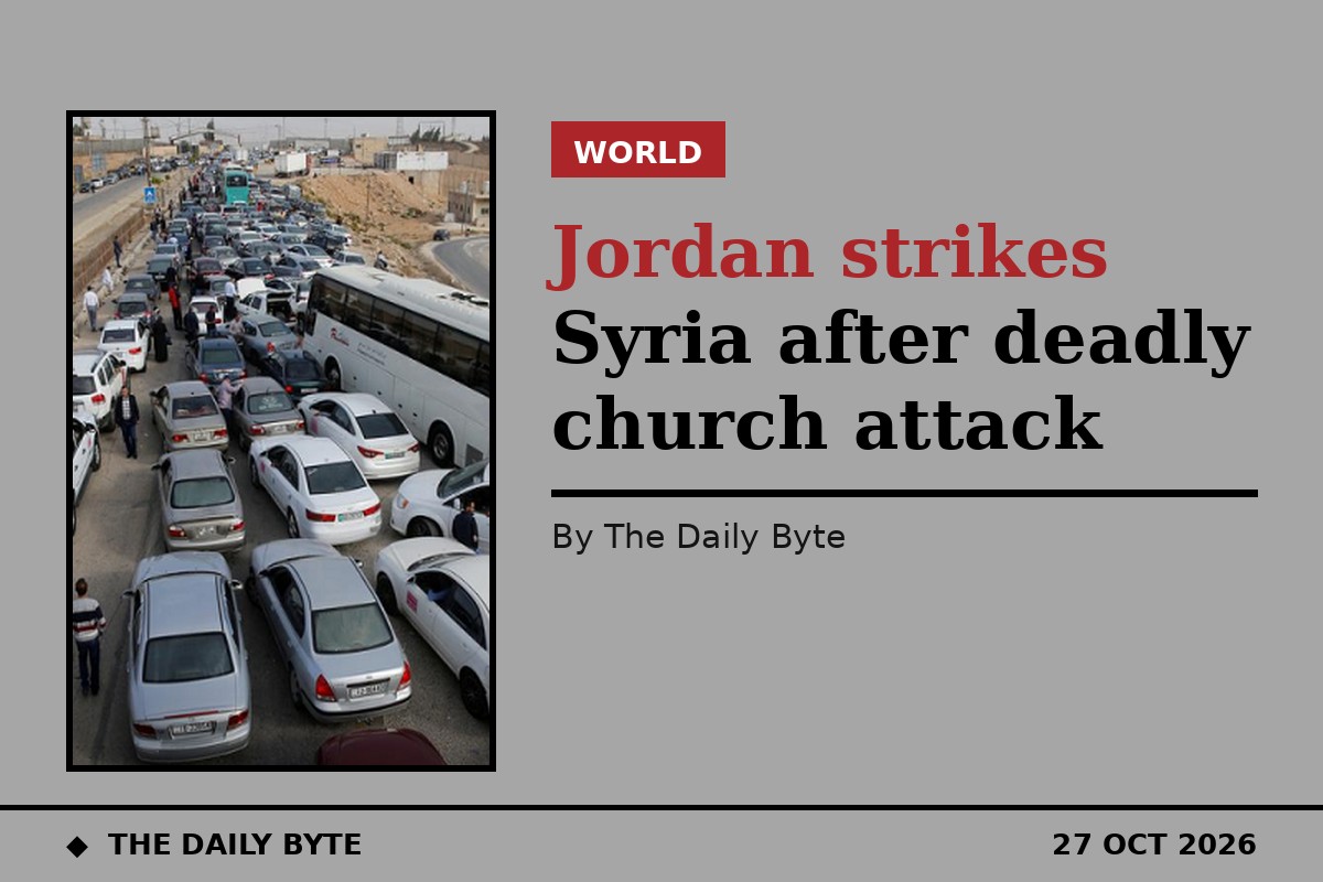 Jordan strikes Syria after deadly church attack