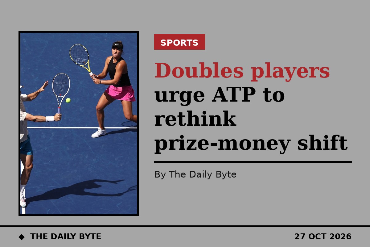 Doubles players urge ATP to rethink prize-money shift