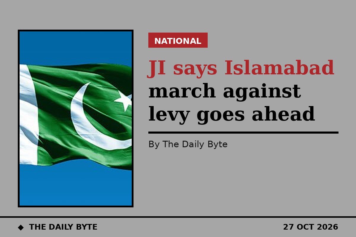 JI says Islamabad march against petroleum levy goes ahead in mid-November