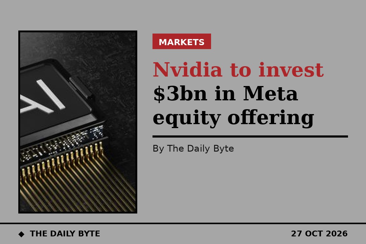Photo for Nvidia to invest $3bn in Meta equity offering