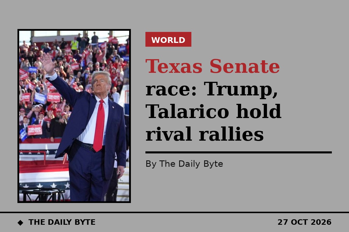 Photo for Texas Senate race: Trump, Talarico hold rival rallies