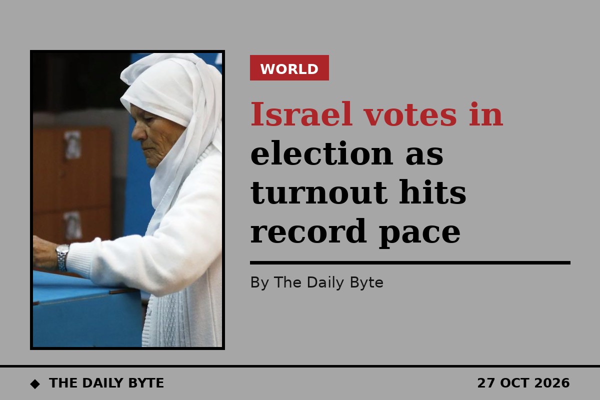 Israel votes in election as turnout hits record pace