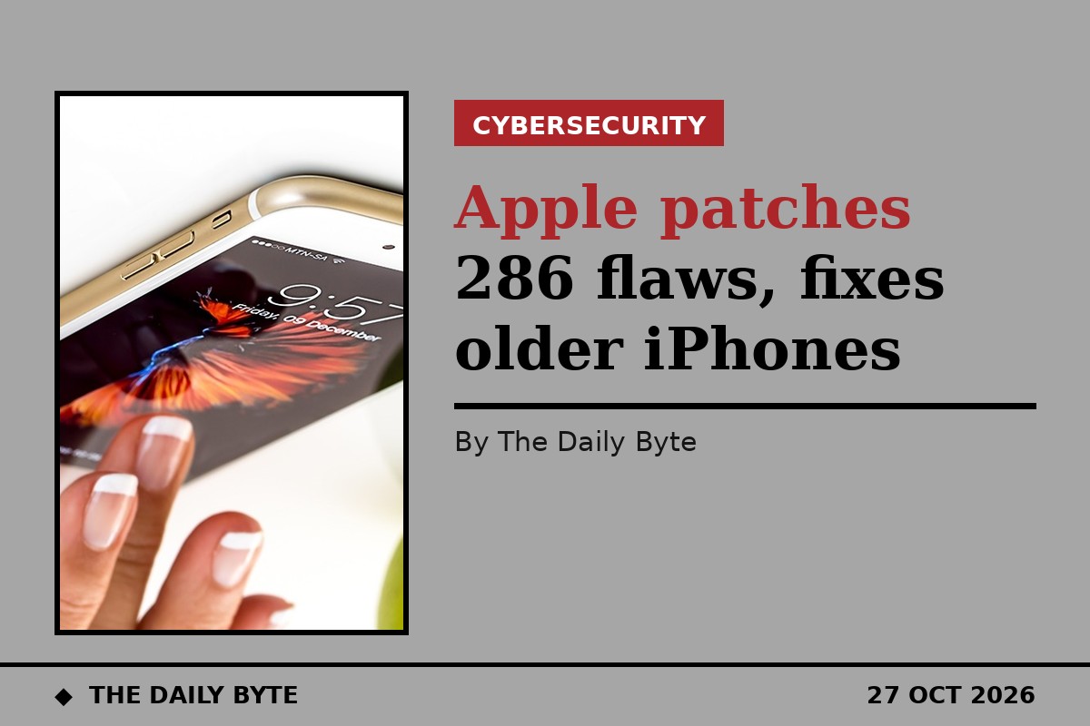 Apple patches 286 flaws, fixes older iPhones