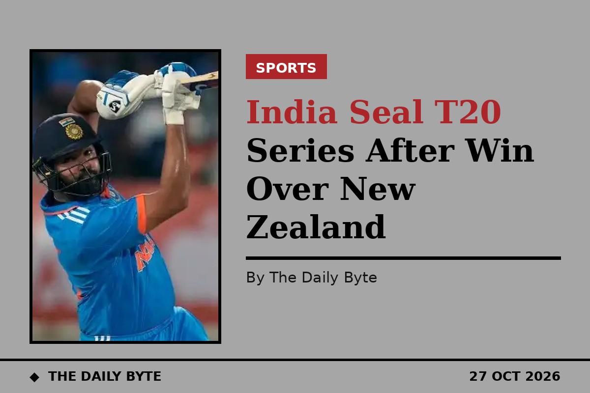 India Seal T20 Series After Win Over New Zealand