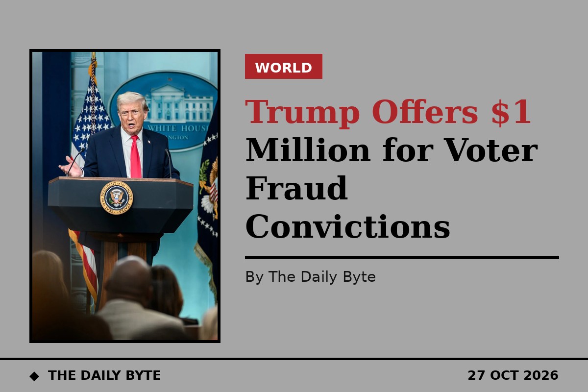 Trump Offers $1 Million for Voter Fraud Convictions