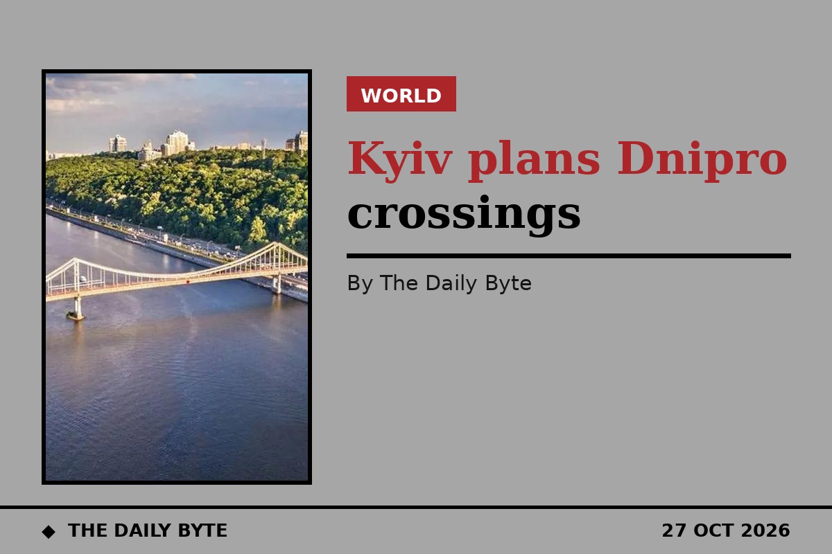 Kyiv plans Dnipro water crossings as bridge strikes escalate