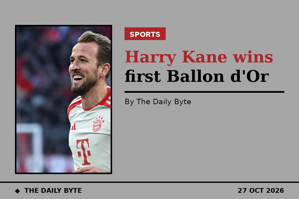 Harry Kane wins first Ballon d'Or, first Englishman since 2001