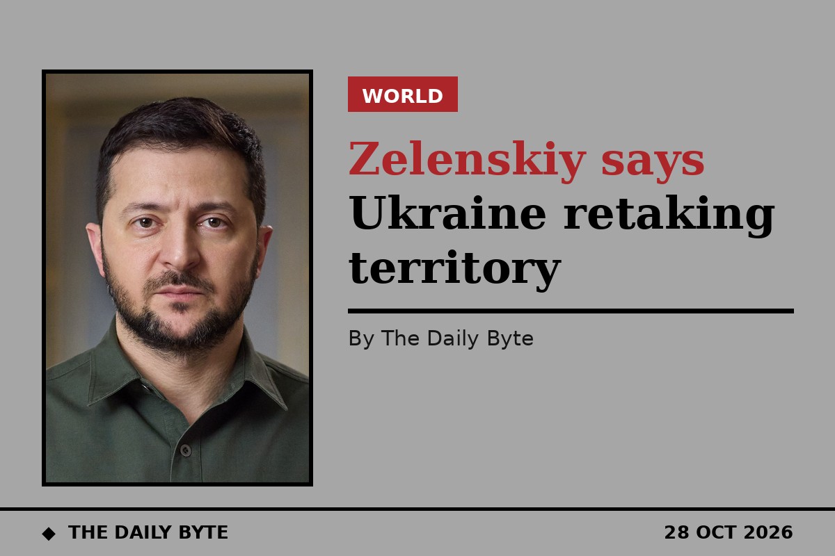 Zelenskiy says Ukraine retaking territory in new offensives