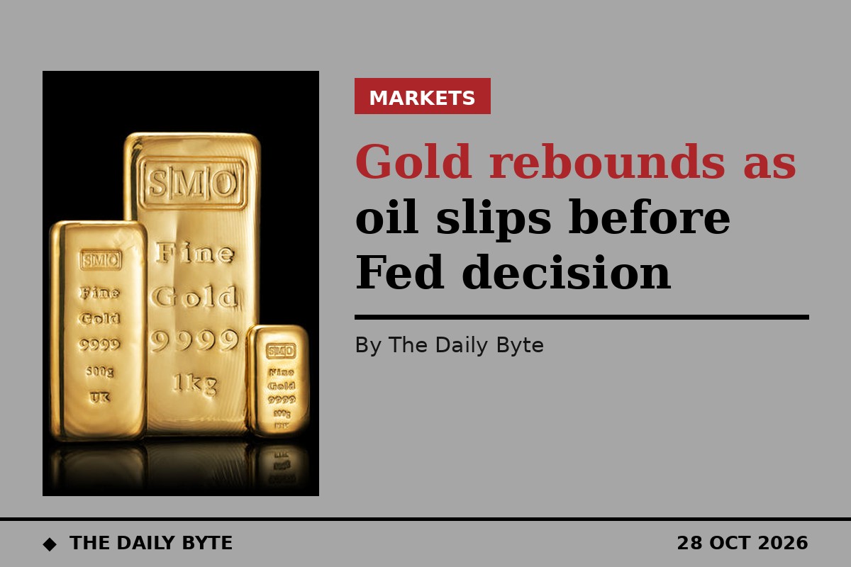 Gold rebounds as oil slips before Fed decision
