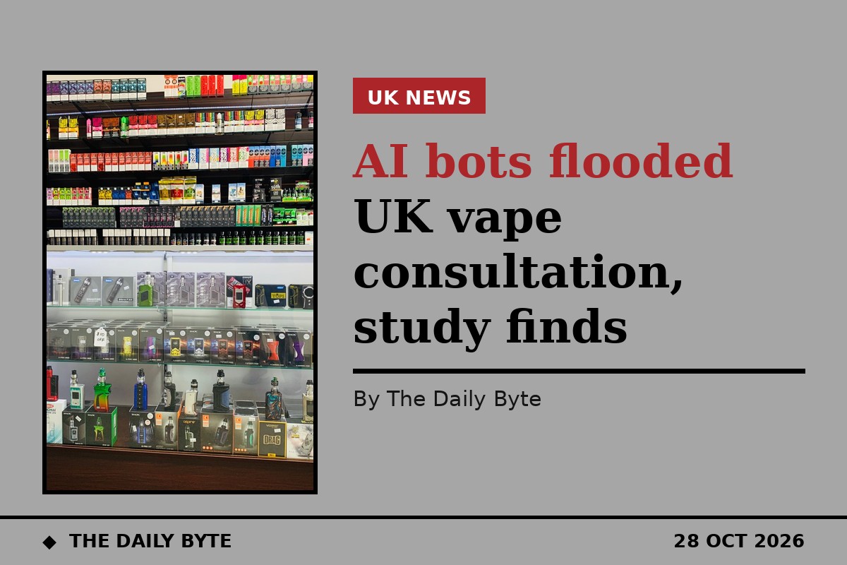 AI bots flooded UK vape consultation, Edinburgh study finds