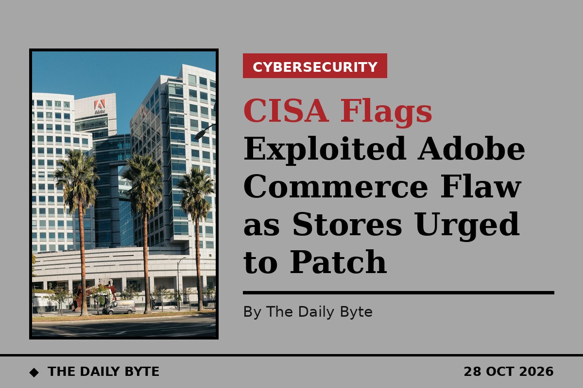 CISA Flags Exploited Adobe Commerce Flaw as Stores Urged to Patch