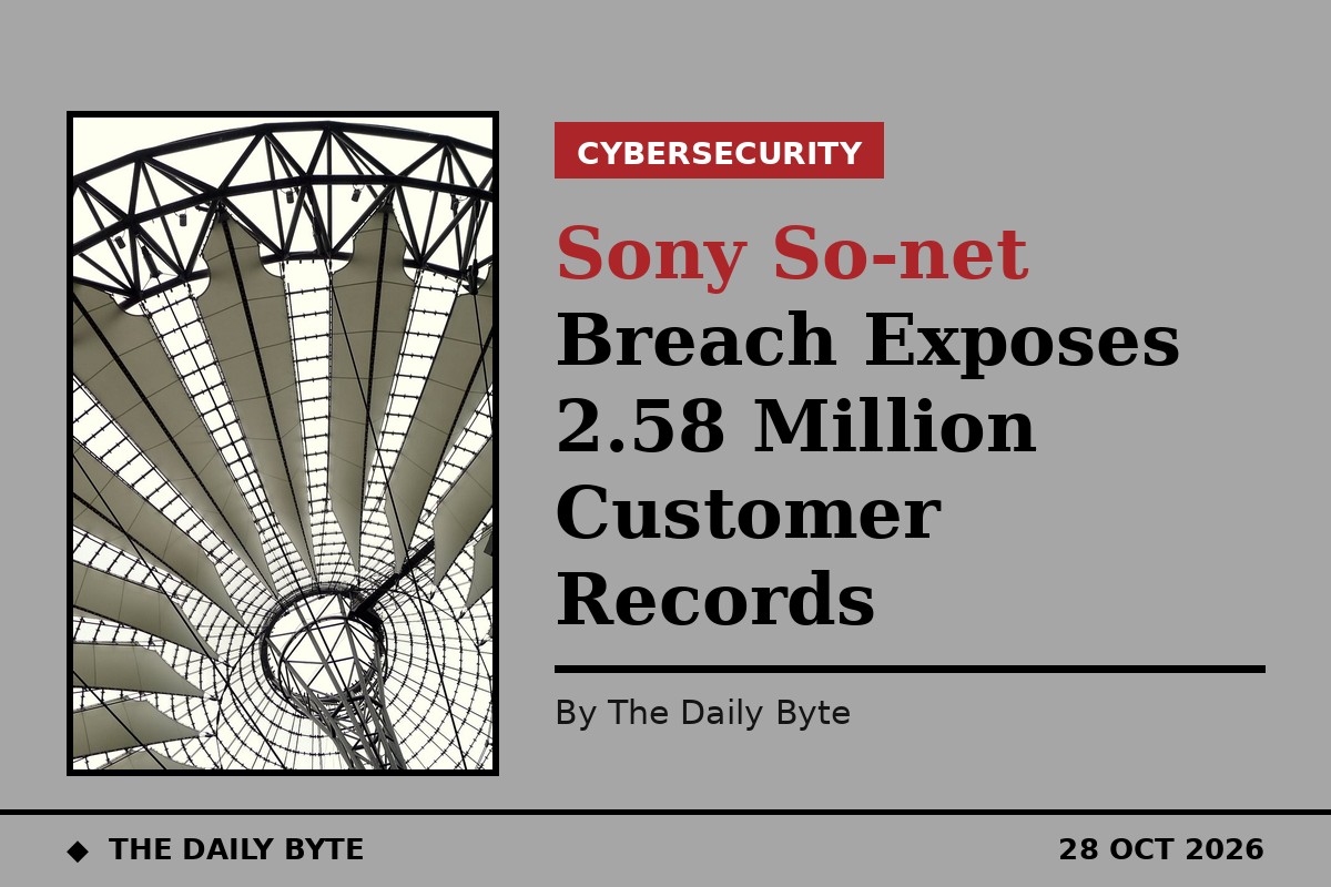 Sony So-net Breach Exposes 2.58 Million Customer Records