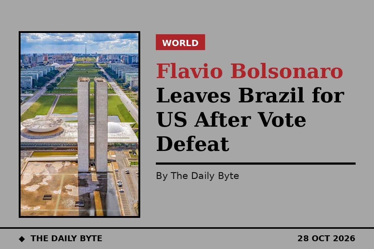 Flavio Bolsonaro Leaves Brazil for US After Vote Defeat