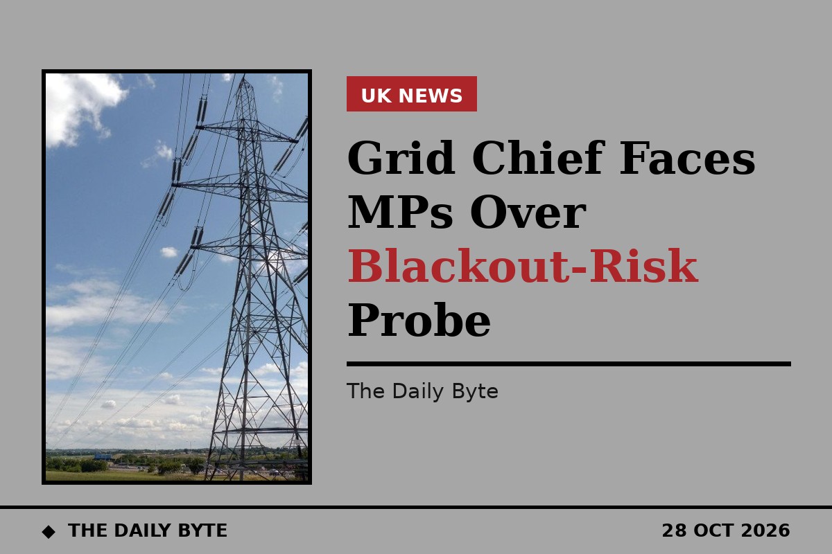 Electricity pylons against the sky