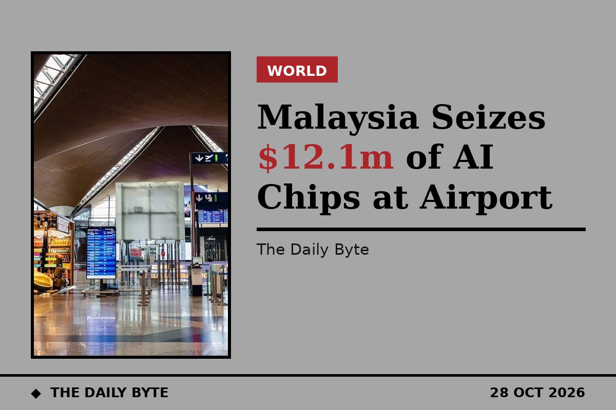 Malaysia Seizes $12.1m of AI Chips at Airport