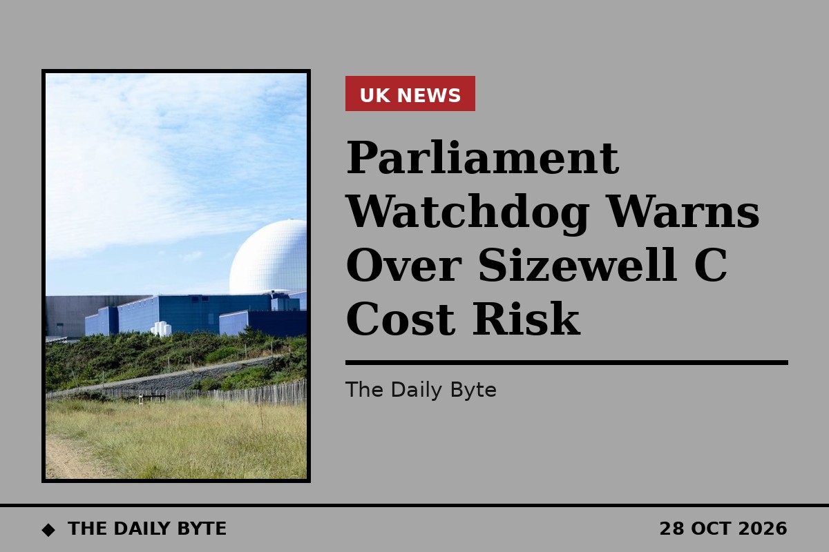 Parliament Watchdog Warns Over Sizewell C Cost Risk