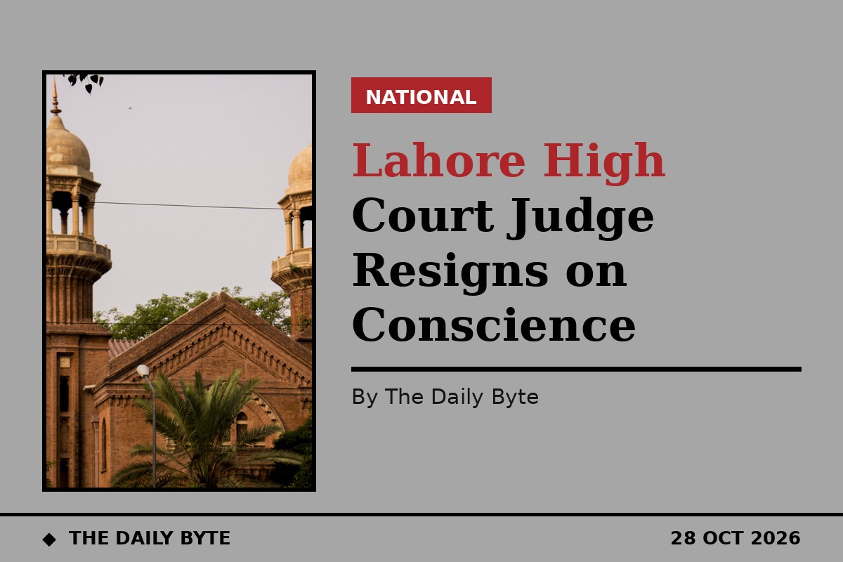 Lahore High Court Judge Resigns on Conscience
