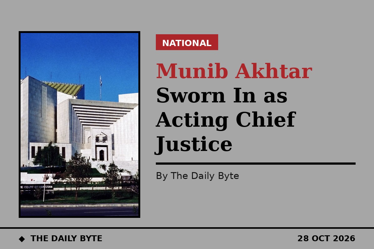 Munib Akhtar Sworn In as Acting Chief Justice