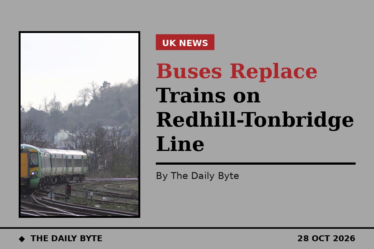 Buses Replace Trains on Redhill-Tonbridge Line