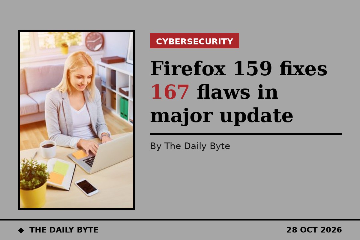 Firefox 159 fixes 167 flaws in major update