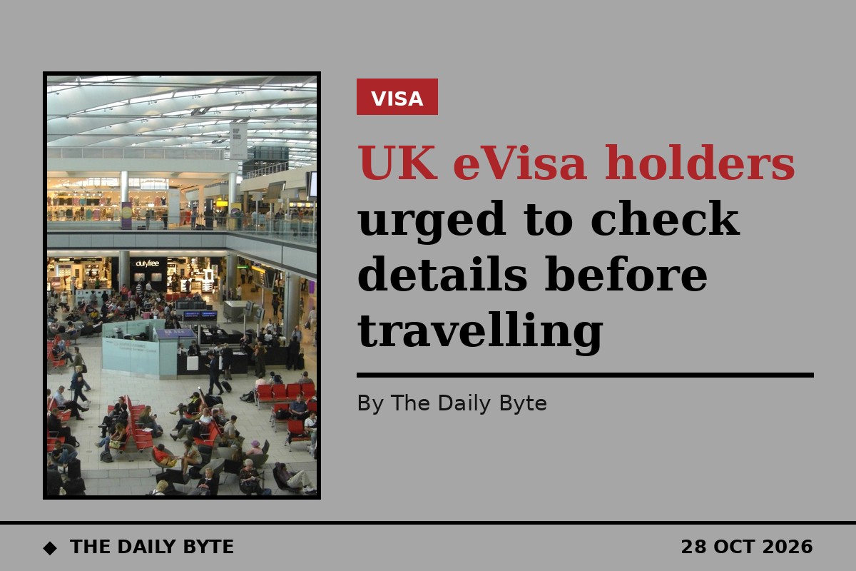 UK eVisa holders urged to check details before travelling