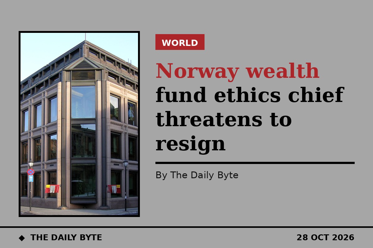 Norway wealth fund ethics chief threatens to resign