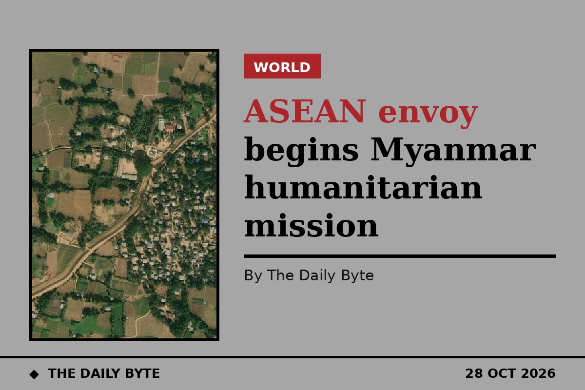 ASEAN envoy begins Myanmar humanitarian mission