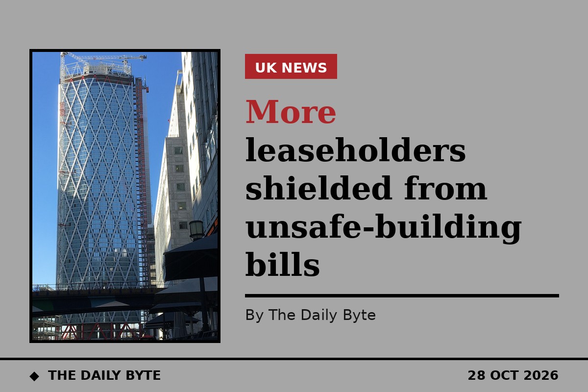 A block of modern flats in London (generic illustration)