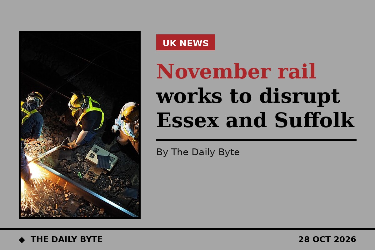 November rail works to disrupt Essex and Suffolk