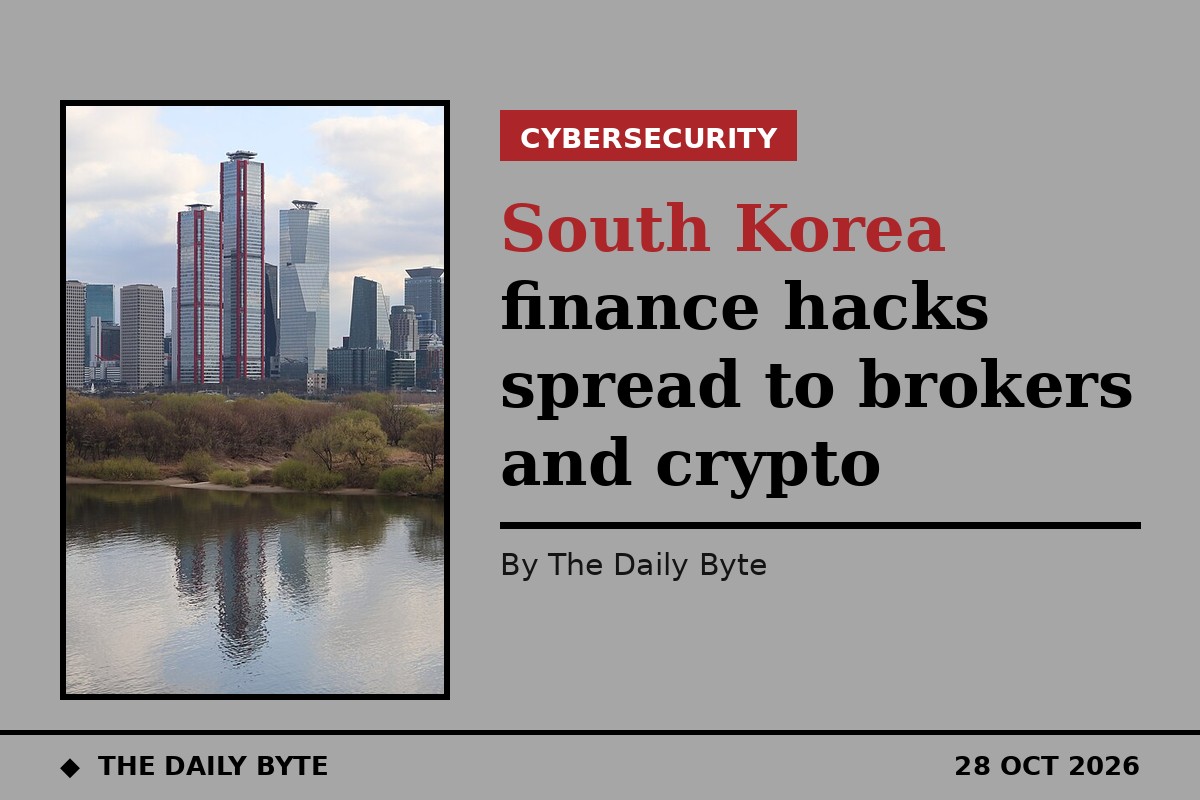 South Korea finance hacks spread to brokers and crypto